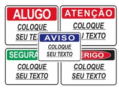 Placas personalizadas para empresas