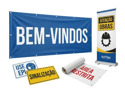 Faixas e Banners personalizados Art Flex